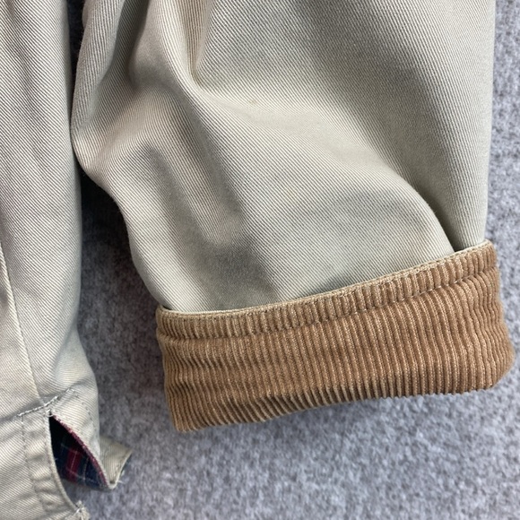 Vtg Old Navy chore coat corduroy collar cuffs L flannel lined Y2K 90’s retro - Picture 5 of 10